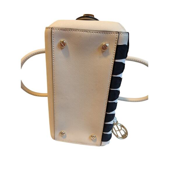 Henri Bendel West 57th Leather Mini Carry All with Lacing - Picture 12 of 16